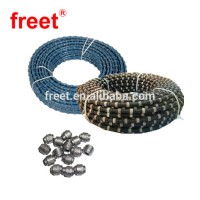 Machine tools cutting beads diamond wire saw for quarry stone