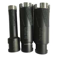 20mm 32mm 35mm sintered diamond core drill bit for dry drilling of granite