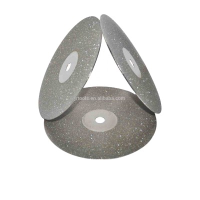 Cost-effective electroplated diamond lapping disc for gemstone collector to processing rough gem